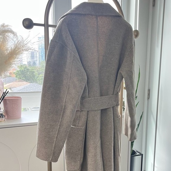 Double side reversible 100% wool coat - Picture 5 of 11